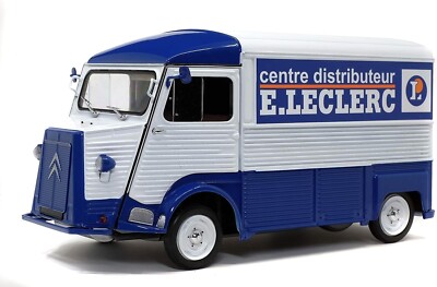 Finished Product Solido 1/18 CITROEN TYPE HY 1969 E. LECLERC Blue JP 14022
