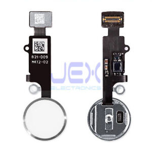 OEM home button Flex Cable botón Touch ID sensor blanco plata para iPhone 5s 