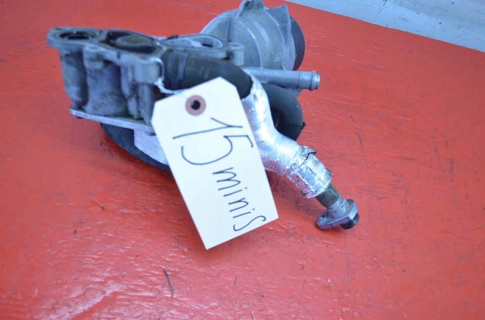 11-16 迷你 COOPER COUNTRYMAN S R60 1.6L 涡轮发动机油过滤器房 原始设备制造商 — 第 3/4 张图片