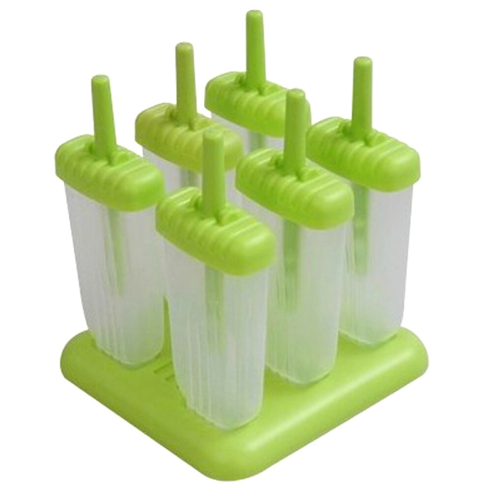 6 Cell Child Popsicle Maker Jelly Lollipop Mold Ice Cream Molds eBay