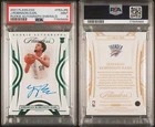 JEREMIAH ROBINSON-EARL 2021-22 Flawless Rookie Autographs Emerald 1/5 PSA 9 Mint