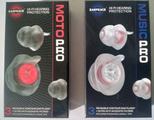 Earpeace PRO Ultra Fidelity Earplugs Ear Protection Plugs Music Moto - 第 1/10 張圖片