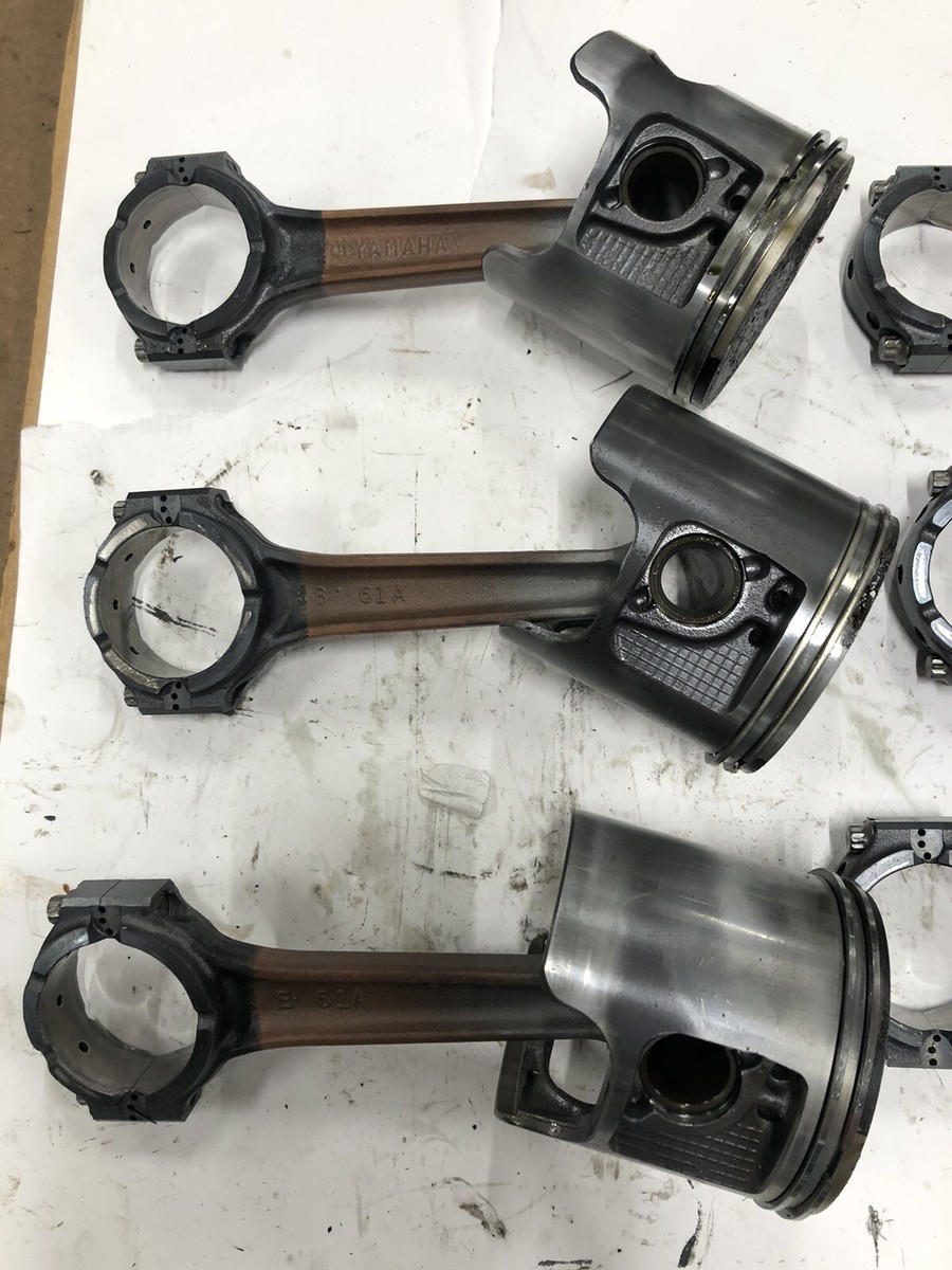 Yamaha 250 HP 2 Stroke Piston & Rod ASSY Port Starboard OX66 3.1 L