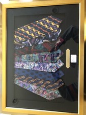 GRATEFUL DEAD JERRY GARCIA SIGNED #d AUTOGRAPH FRAMED TIE COLLECTION