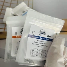10x Dental Orthodontic Buccal Tube MBT/Roth 022 1st/2nd Bondable Non-con