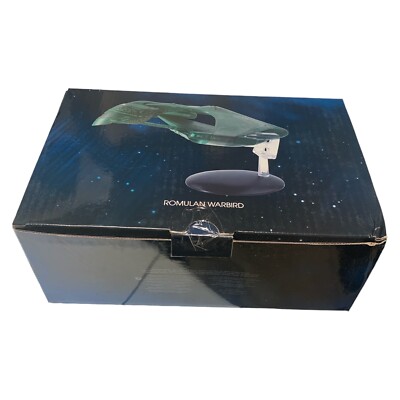 Romulanischer Warbird- Star Trek XL Raumschiff Modell Metall Eaglemoss 22 cm