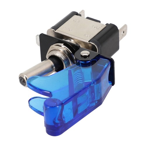 12V ASW07D Toggle Switch with Protective Cover for Car Lighting Systems - Picture 8 of 79