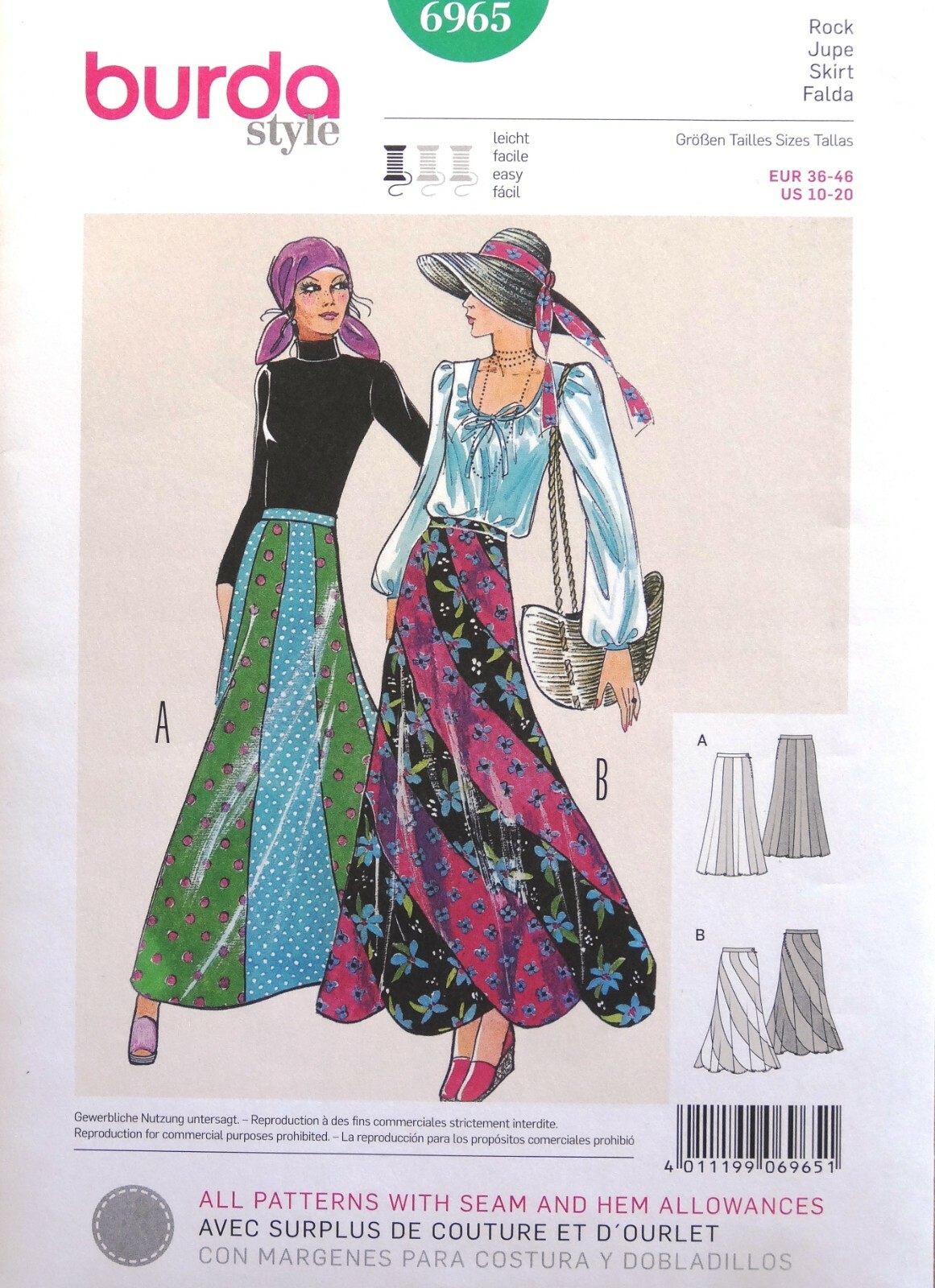 boho maxi skirt pattern