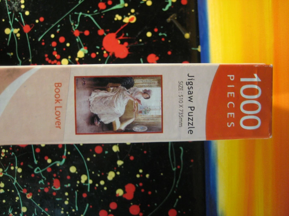 Rompecabezas Omega Plus 1252 "Amante de los libros" 1000 piezas alta calidad Foto 2 de 4