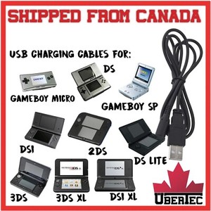 Usb Charger Cable Gameboy Advance Sp Micro Nintendo Ds Lite Dsi 2ds 3ds Xl Ebay