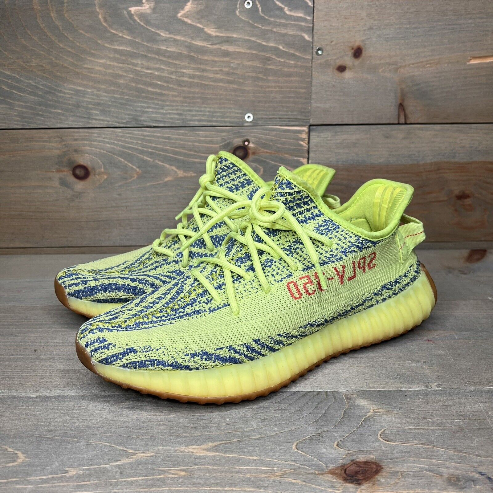 neon yeezy boost