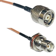 RG316 RP-TNC MALE to TNC FEMALE BULKHEAD RF Cable Rapid-SHIP LOT