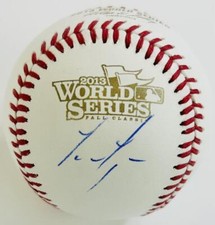 LANCE LYNN SIGNED 2013 WORLD SERIES BASEBALL ST LOUIS CARDINALS AUTOGRAPH J18