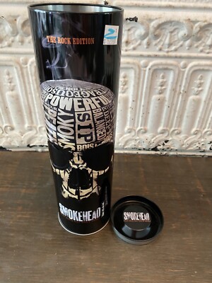 The Rock Edition Smokehead Islay Single Malt Scotch Whiskey Skull  Tin (empty)