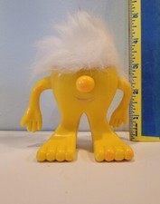 Vintage Nobuckle Figure HAND SIGNED ART CLOKEY Trendmasters Toy Gumby yellow