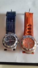 OROLOGI BREIL by TRIBE UNO ARANCIO E UNO BLU SOLO TEMPO TIME ESTATE