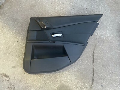 BMW Pre-LCI E60 Rear Passenger Door Panel - Black 51427897964