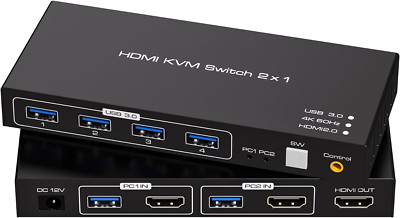 Euscmaic HDMI Switch KVM Extender Switch