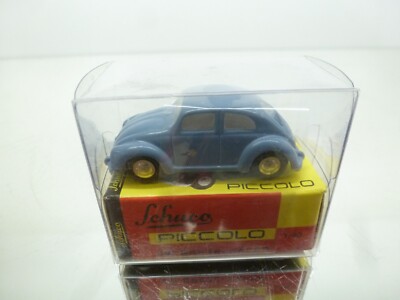 SCHUCO PICCOLO 5401 VOLKSWAGEN BEETLE SPLIT WINDOW - BLUE - GOOD IN BOX - 240