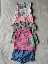Carter's Baby Girl Spring Summer Shorts Outfits Lot of 8 Pieces Size 18 Months
