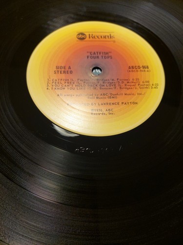 CATFISH Four Tops Nr. Abcd968 Lp US 1976 Sleeve/Vinyl =EX - Bild 3 von 14