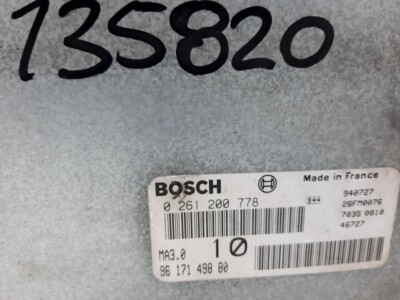 9617149880 switchboard engine uce for CITROEN ZX 1.4 I 1993 135820