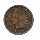 1889 Rare 100 Year Old Indian Head Penny Liberty Cent US Collection Coin LOT N35