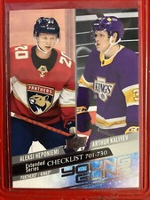 20-21 UD Young Guns Checklist Arthur Kaliyev Aleksi Heponiemi 730 Panthers Kings