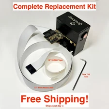 Glowforge Print Head White Ribbon Cable KIT with extras!