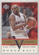 2001 Upper Deck Honor Roll Fab Fives The All-Stars Vince Carter #F5-AS6 HOF 0t2