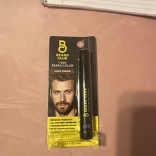 1 Day Temporary Beard Dye for Men - Light Brown Beard Mustache  Eyebrow Colo...