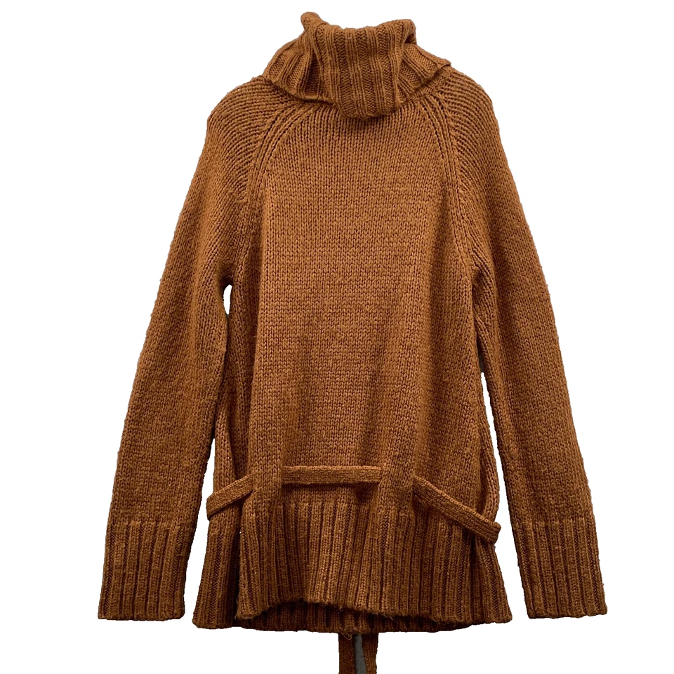 Vestido Suéter BCBG CableKnit Mujer XL Terroso Boho Grueso Y2k Academia Cabina Elegante Foto 2 de 4