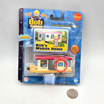 NEW - Bob the Builder Take N Play Along Diecast Metal Mobile Home like Thomas