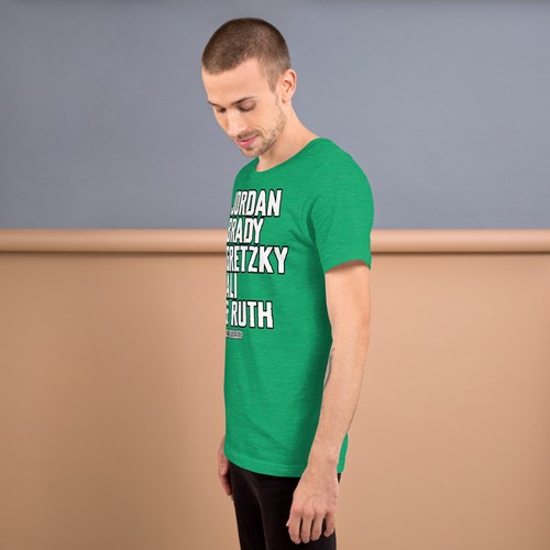 Camiseta deportiva gráfica The GOATS - Jordan Ali Brady boxeo fútbol hockey - Imagen 10 de 21