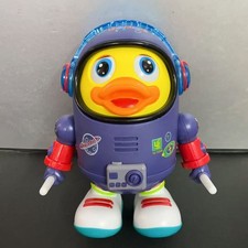 Interactive Dancing Space Duck Toy with Lights Sound Toddler Educational