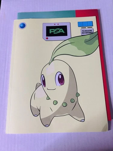 PSA Magazine TCG November 2025 Chikorita Pokemon Cover