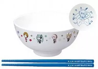 Good Smile Company Hatsune Miku 2014 Spring Blue Rice Bowl & Chopsticks Set
