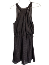 Express Women's Size Small Black Embellished Sleeveless Knee Length Dress