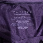 Women’s Cacique Purple And Lace No Show Full Brief Size 14/16 — photo 9