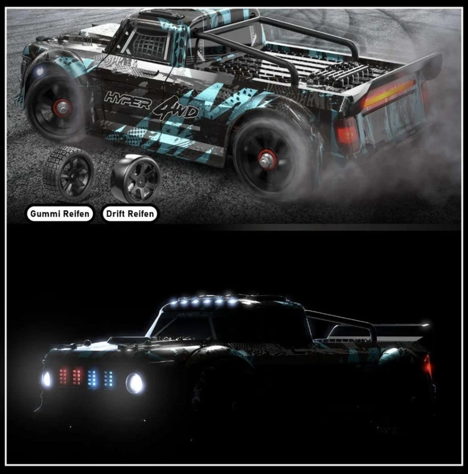 RC Drifter 1:14 Brushless 4WD + 3S 2500mAh POWER Lipo Akku - Bild 3 von 4