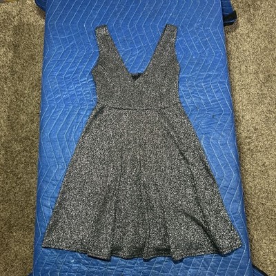 pretty little thing Black Glitter Dress