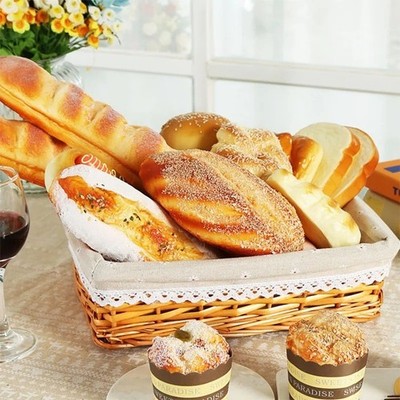 Künstliches Brot Donut Modell Gefälschte Lebensmittel Display Bäckerei Dekor Foto Requisiten