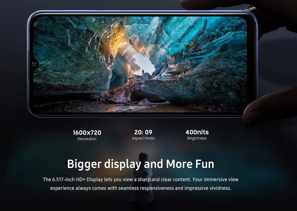 4G Android 12 Telefono Cellulare C31 PRO, 4GB+64GB, DUAL SIM+SD(3 Slot per Sched - Immagine 4 di 4