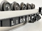 LIONEL POSTWAR NICE 6262 BLACK WHEEL CARRYING CAR W/ SIX SETS OF WHEELS LF — photo 2