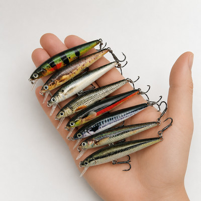 Twitchbait Hardbait Wobbler 7 cm 5 g Barsch Zander Rapfen