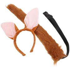 Fox Ears Headband Halloween Animals Headbands Cute Earpiece Costume