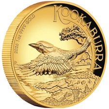 1 oz 100$ Australien Goldm&uuml;nze Kookaburra 2026 - High Relief PP