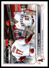 2022 Topps Update #US115 MVP Caliber (Mike Trout / Shohei Ohtani)