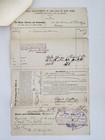 1885 antique FIREMEN MEDICAL INVOICES ny DR WILLIAM L HARDY INVOICE fire dept — photo 2
