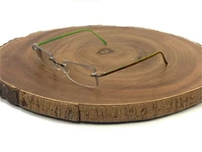 Marchon Eyeglasses Frames Airlock 2 770 016 Brown Green 135 mm Unisex Rimless